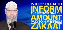 Est-il Nécessaire D'informer La Personne Qu'elle Est Payée De Zakat?
