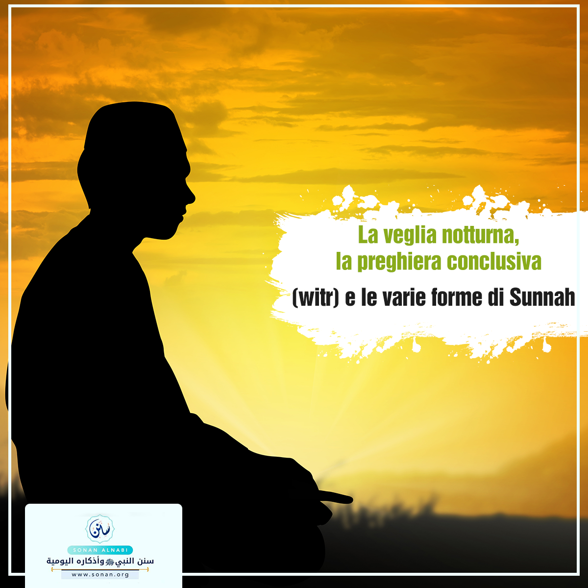 La veglia notturna, la preghiera conclusiva (witr) e le varie forme di Sunnah
